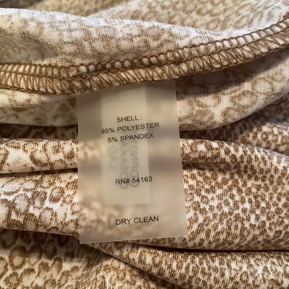 Calvin Klein Reptile Print Jumpsuit Size 10 - Picture 10 of 10